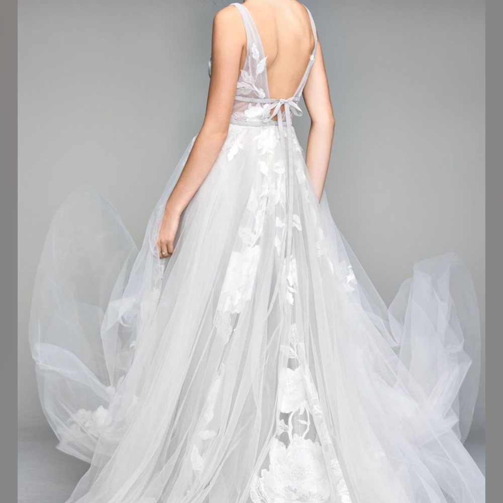 Willowby  Galatea Plunging Neckline Wedding Dress